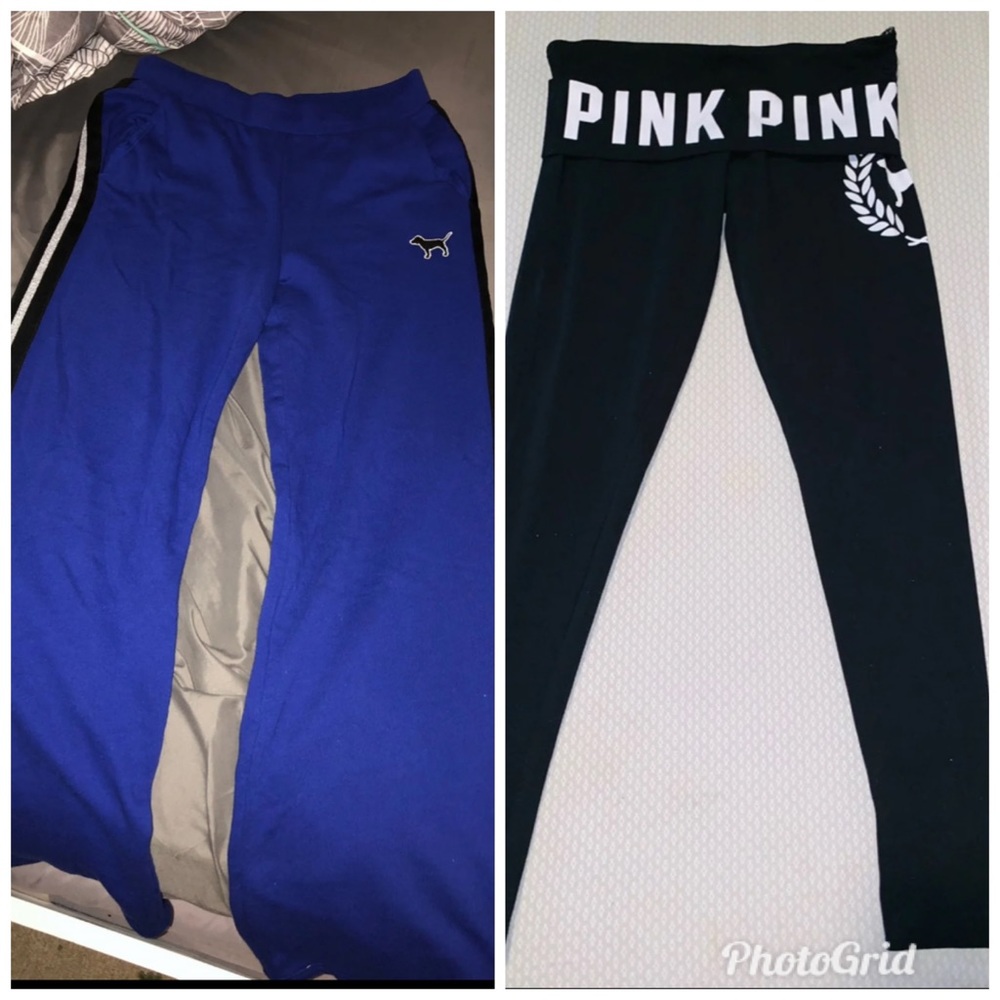 Pink Leggings & Sweat Pants